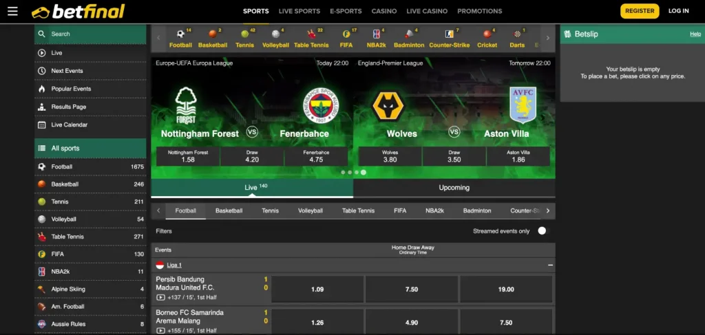 مراجعة كازينو betfinal من casinos arabi